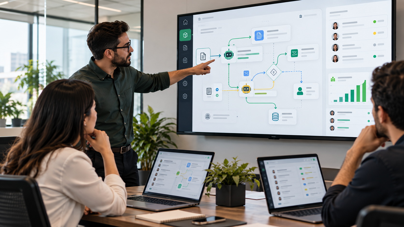 Vista del proyecto Automatización con Agentes de IA