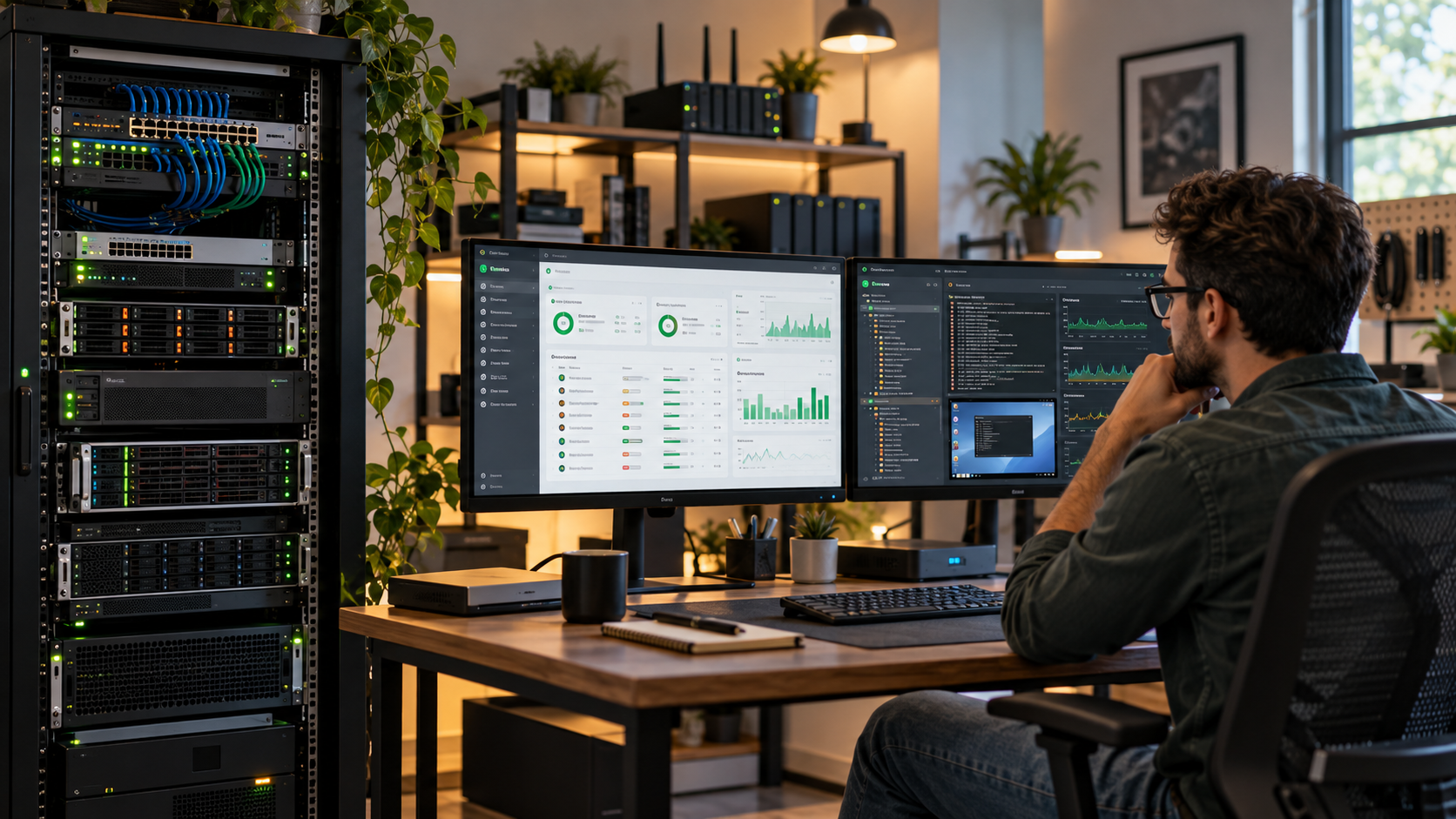 Vista del proyecto Virtualización de Servidores y Laboratorios