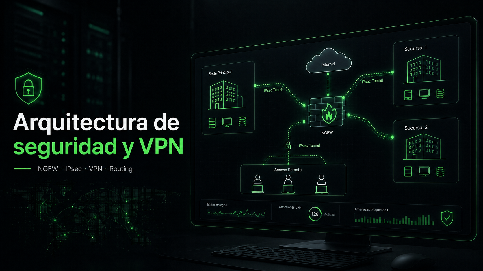 Vista del proyecto Arquitectura de Seguridad y VPN